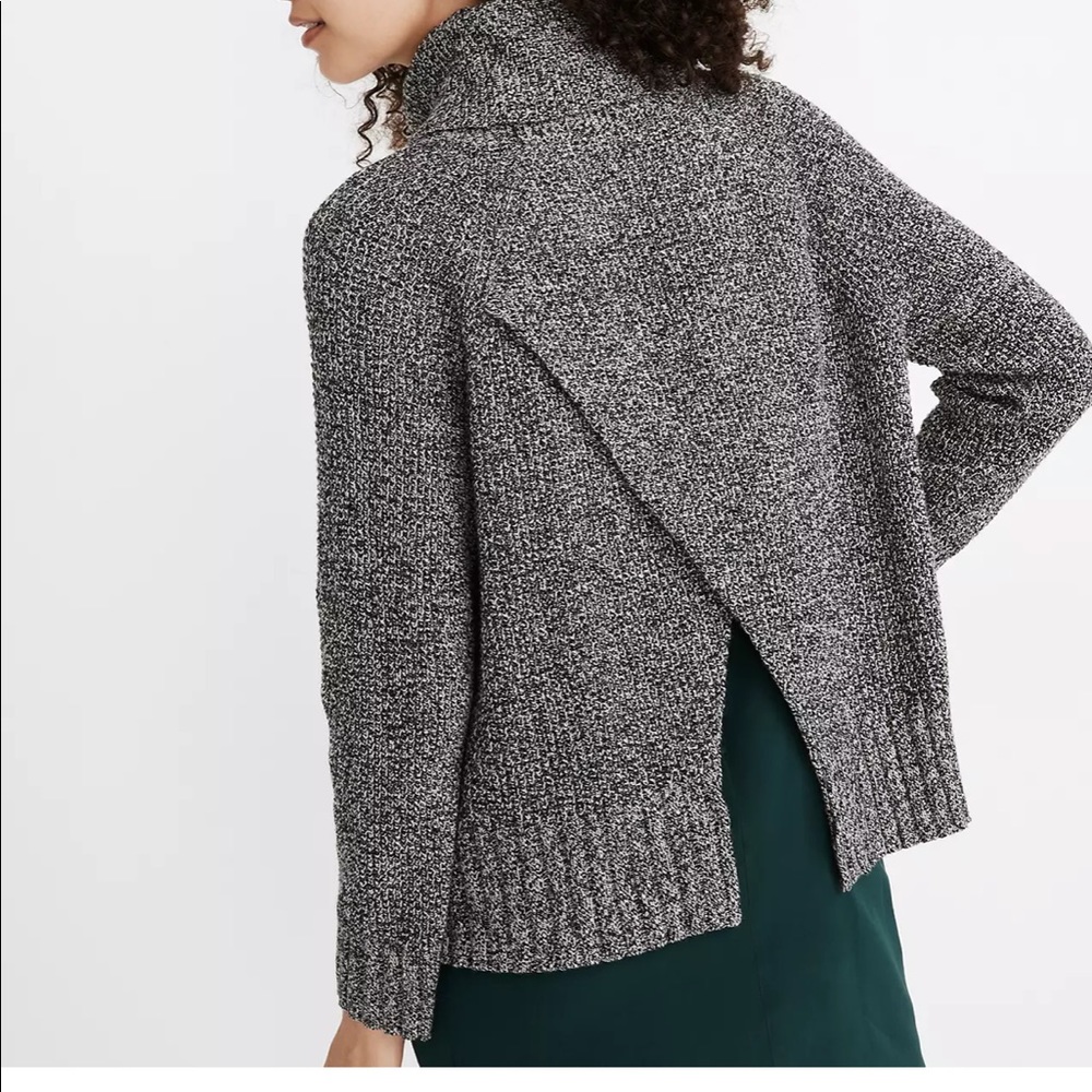 Eastbrook Turtleneck Cross-Back Sweater